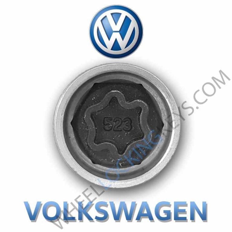VW Volkswagen C / 523 Wheel Locking Nut Key Wheel Locking Keys
