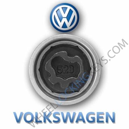 Volkswagen Golf Bora Passat Jetta scirocco H - 528 VW Wheel Locking Key