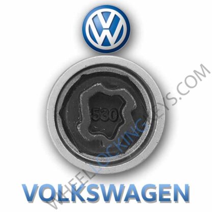 Volkswagen Golf Bora Passat Jetta scirocco L - 530 VW Wheel Locking Key
