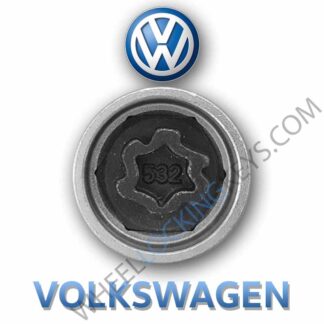 Volkswagen Golf Bora Passat Jetta scirocco N - 532 VW Wheel Locking Key