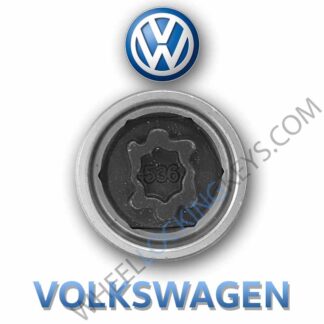 Volkswagen Golf Bora Passat Jetta scirocco S - 536 VW Wheel Locking Nut