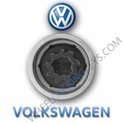 Volkswagen Golf Bora Passat Jetta scirocco W - 539 VW Wheel Locking Key
