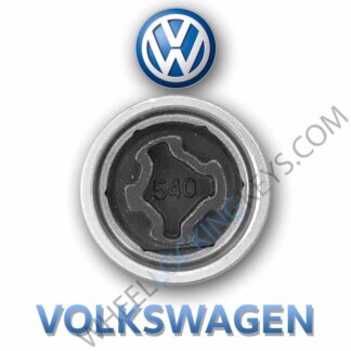Volkswagen Golf Bora Passat Jetta scirocco X - 540 VW Wheel Locking Key