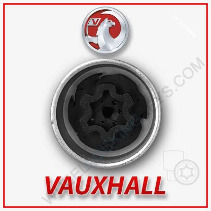 Vauxhall Wheel Locking Key Number 107