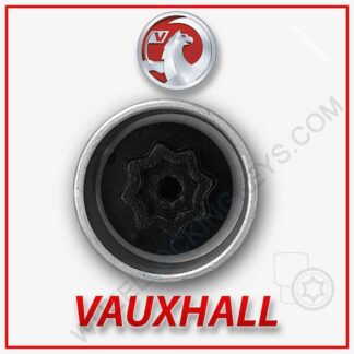 Vauxhall Wheel Locking Key Number 124