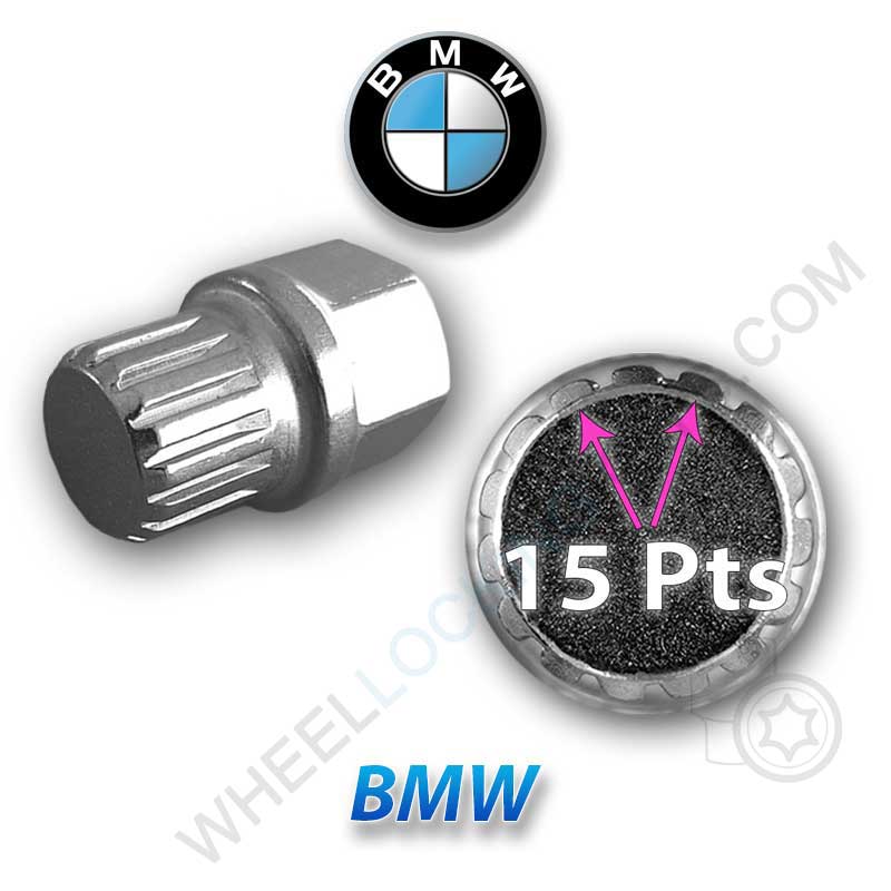 Bmw locking wheel store nut key