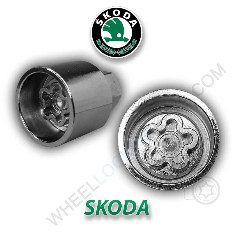 Wheel Locking Wheel Nut Key for Skoda LWNK A Key Number 761