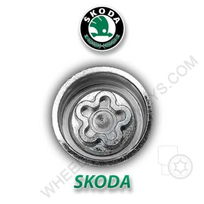 Wheel Locking Wheel Nut Key for Skoda LWNK A Key Number 761