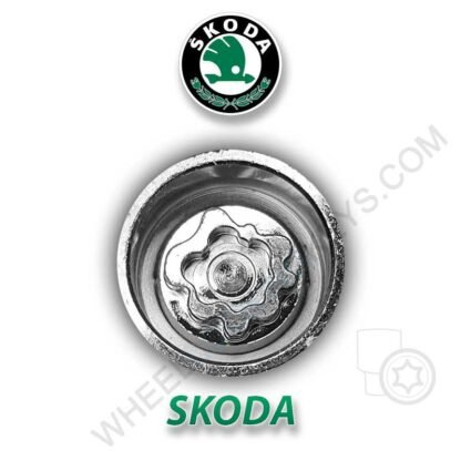 Wheel Locking Wheel Nut Key for Skoda LWNK C Key Number 763