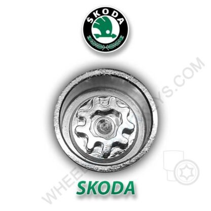 Wheel Locking Wheel Nut Key for Skoda LWNK J Key Number 769