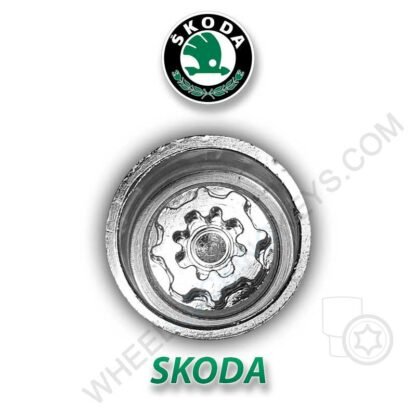 Wheel Locking Wheel Nut Key for Skoda LWNK N Key Number 772