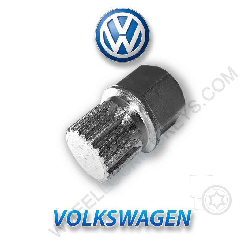 VW Volkswagen Wheel Locking Nut Key ABC 8 20 Splines / 20 Points