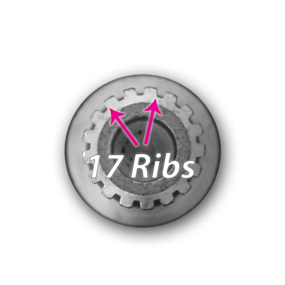 VW - Volkswagen Wheel Locking Nut Key RB 62 - 17 Splines / 17 Ribs