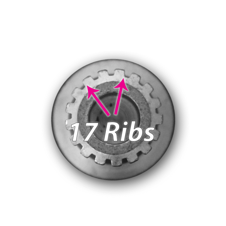 VW – Volkswagen Wheel Locking Nut Key RB 62 – 17 Splines / 17 Ribs ...