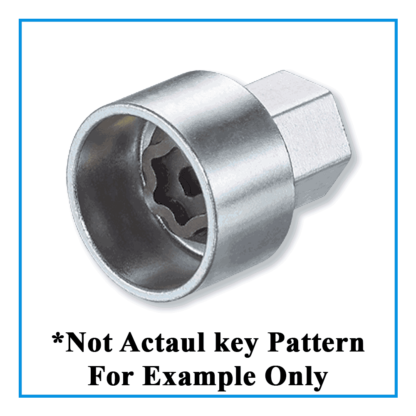 Wheel Locking Wheel Nut Key for Ford