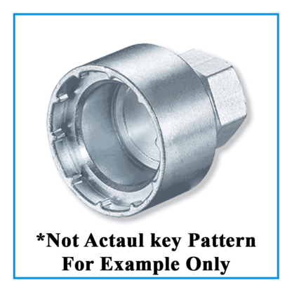 Wheel Locking Wheel Nut Key for Ford