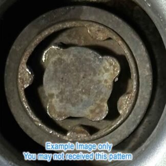 Porsche Locking Wheel Nut Key ("ABCxxx")