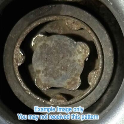 Porsche Locking Wheel Nut Key ("ABCxxx")