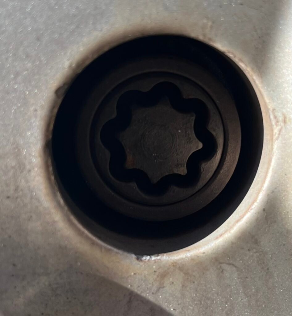 Nissan Micra Tekna wheel locking nut key replacement