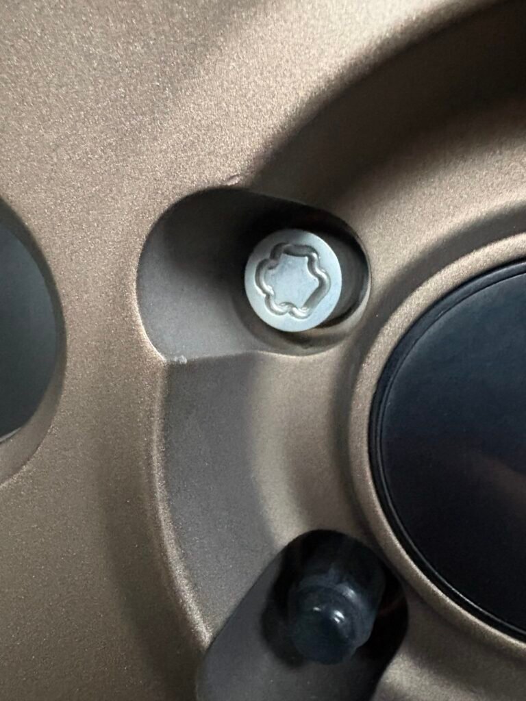 2015 Subaru WRX Base wheel locking nut key replacement