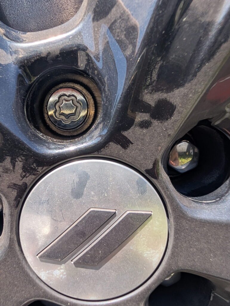 2023 Dodge Hornet GT wheel locking nut key replacement