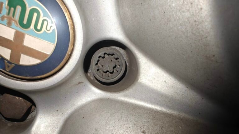 Alfa Romeo MiTo wheel locking nut key replacement