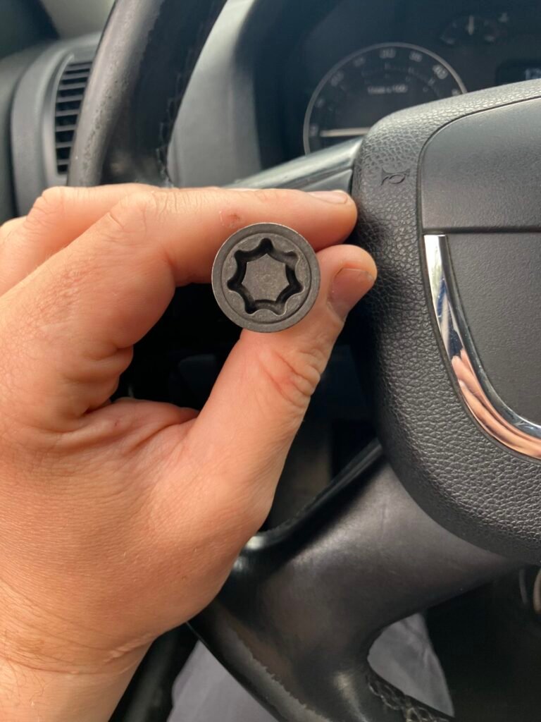 Audi A6 A6 4F wheel locking nut key replacement