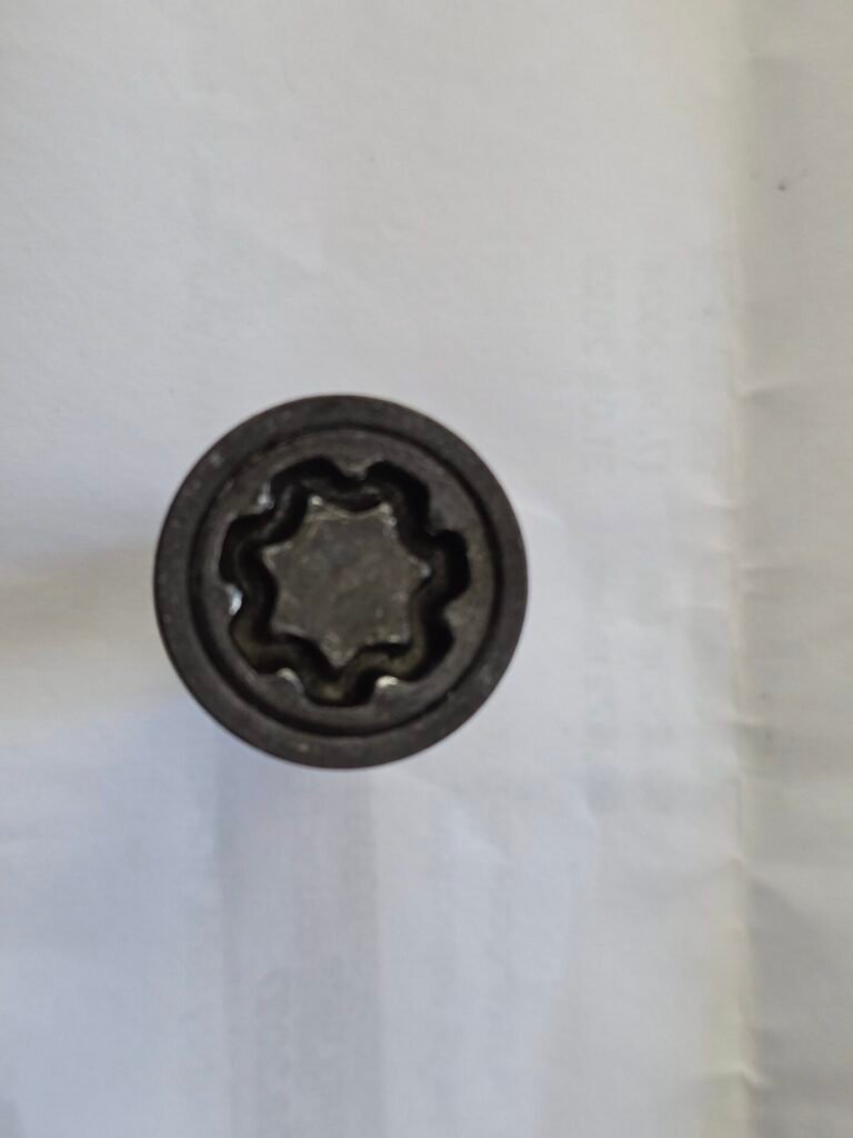 Audi A1 2013 wheel locking nut key replacement