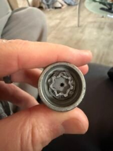Audi A3 (2014) wheel locking nut key replacement