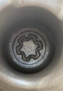 Audi A3 wheel locking nut key replacement