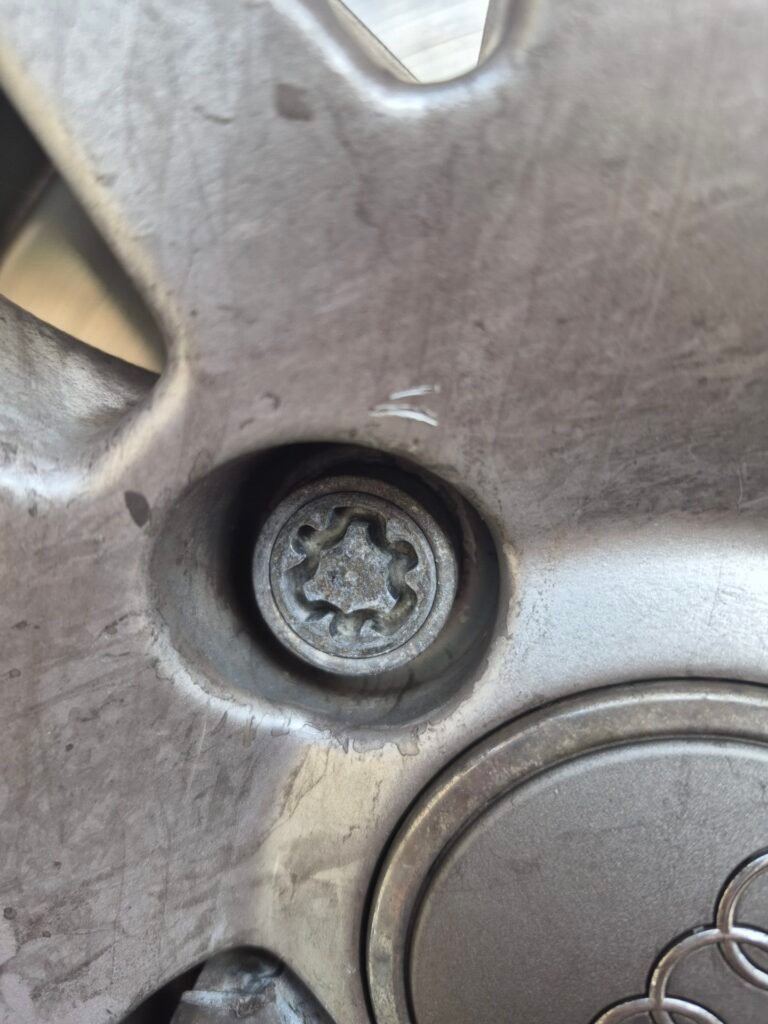Audi A3 sline wheel locking nut key replacement