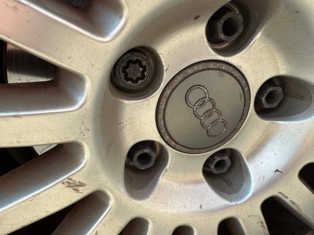 Audi A4 wheel locking nut key replacement