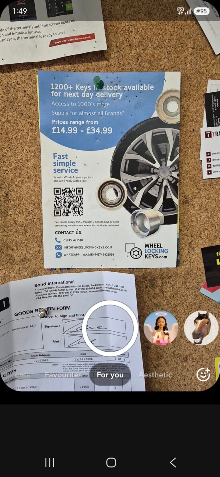 Audi Q2 wheel locking nut key replacement