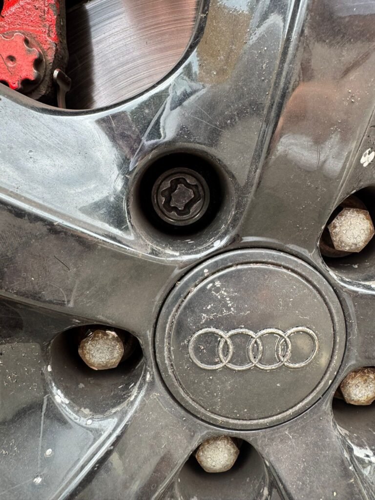Audi A3 locking wheel nut key