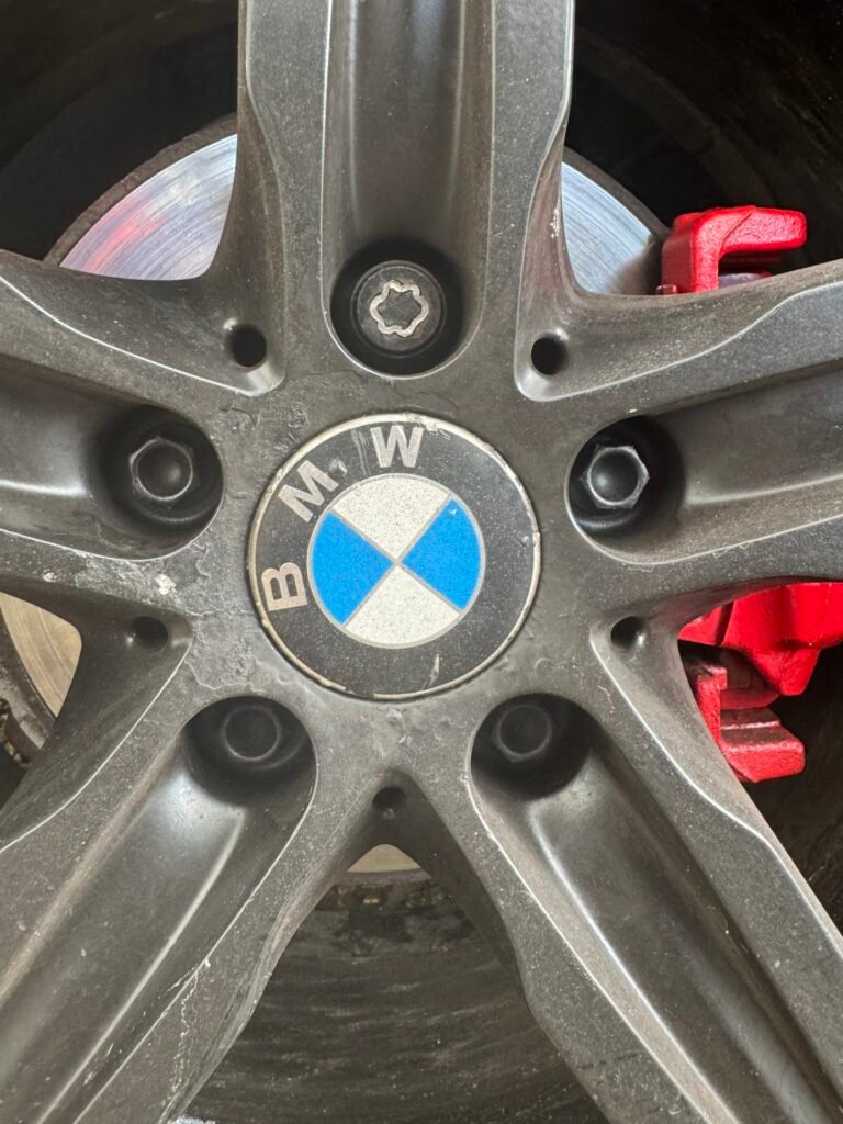 BMW 116 wheel locking nut key replacement