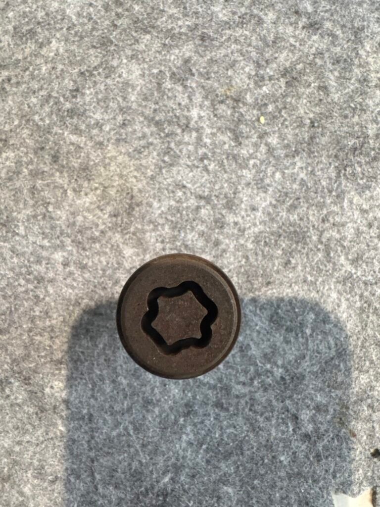 BMW x3 3.0d xdrive wheel locking nut key replacement
