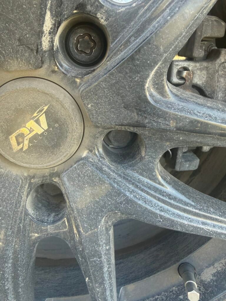 BMW 5 series wheel locking nut key replacement