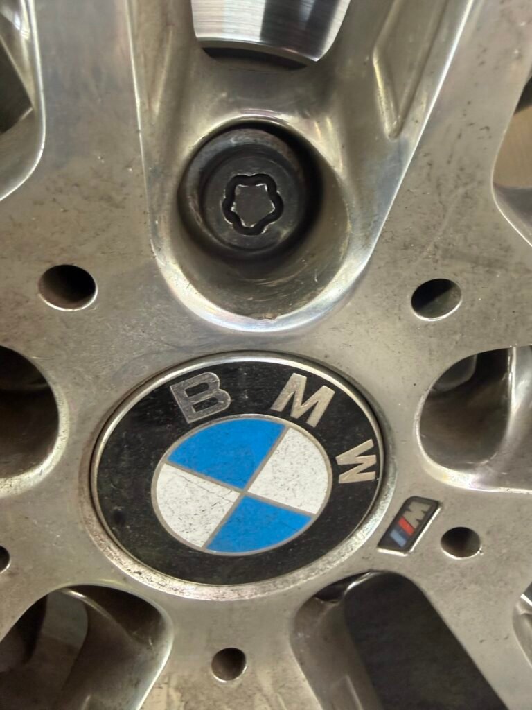 BMW 5 series wheel locking nut key replacement