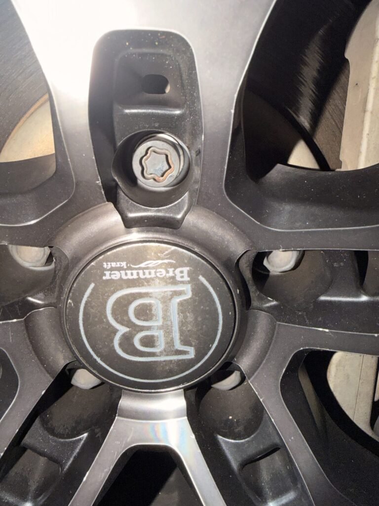 Bmw 535i wheel locking nut key replacement