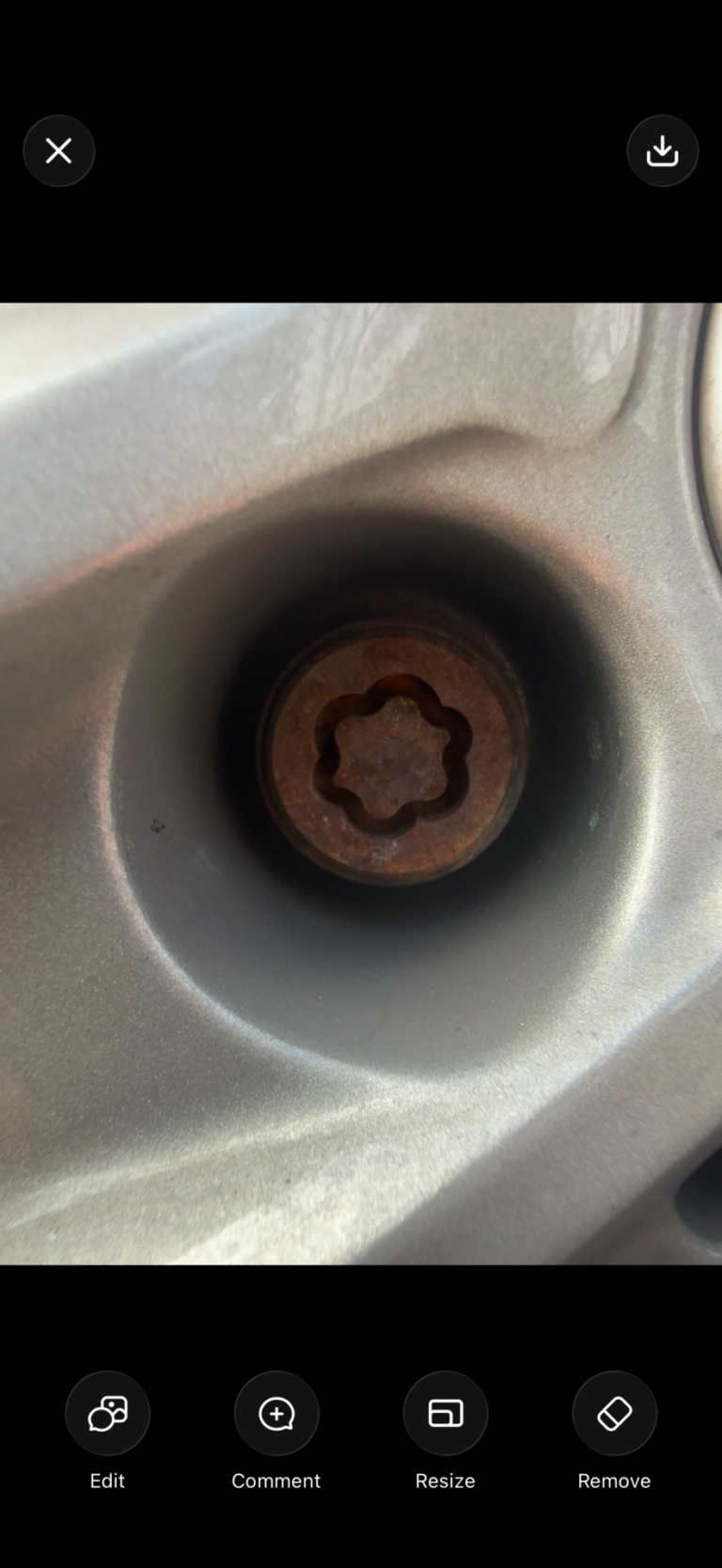 Bmw M135i 2022 wheel locking nut key replacement