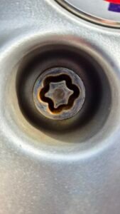 BMW z4 wheel locking nut key replacement