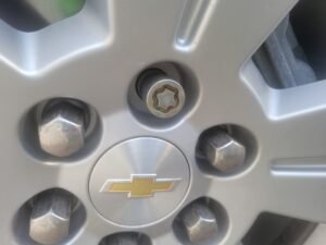 Chevy Colorado wheel locking nut key replacement