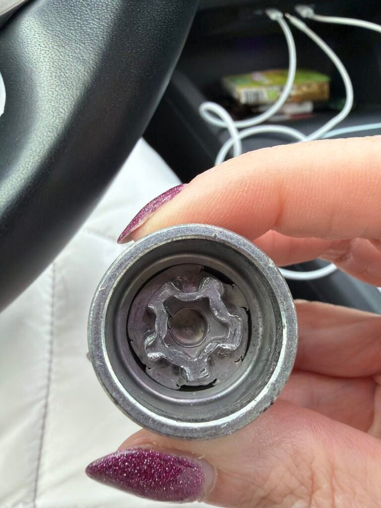 Volkswagen Golf wheel locking nut key replacement