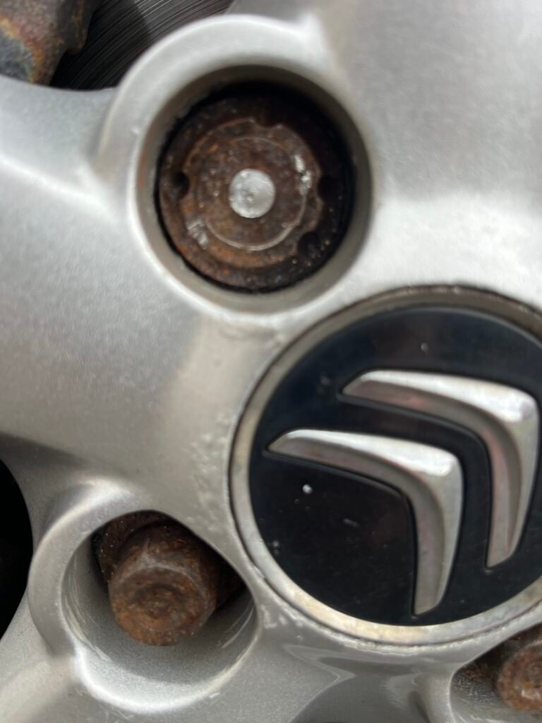 Citroen C1 wheel locking nut key replacement