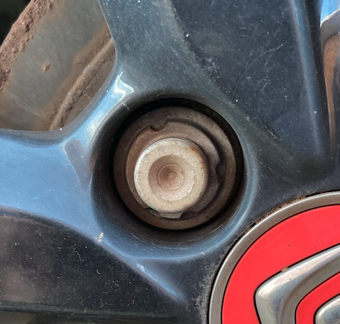 Citroen C1 wheel locking nut key replacement