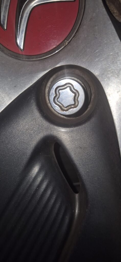 Citroen C4 grand picasso wheel locking nut key replacement