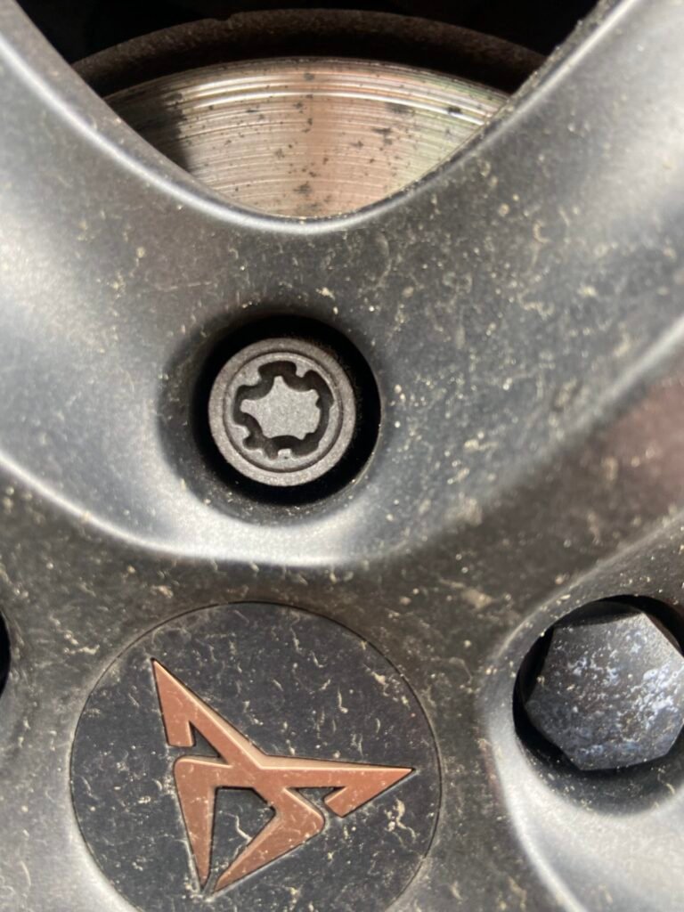 Cupra Formentor wheel locking nut key replacement