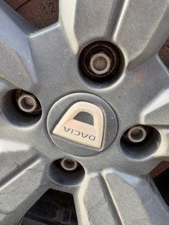 Dacia Jogger wheel locking nut key replacement