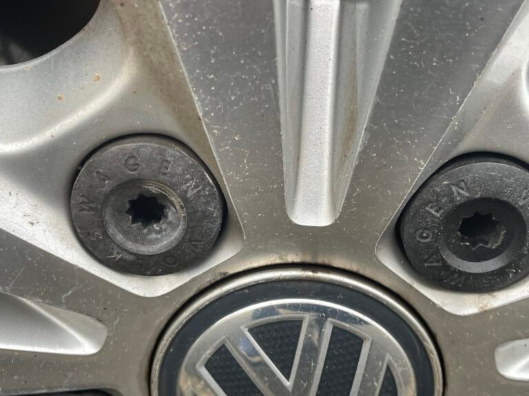 VW Golf wheel locking nut key replacement
