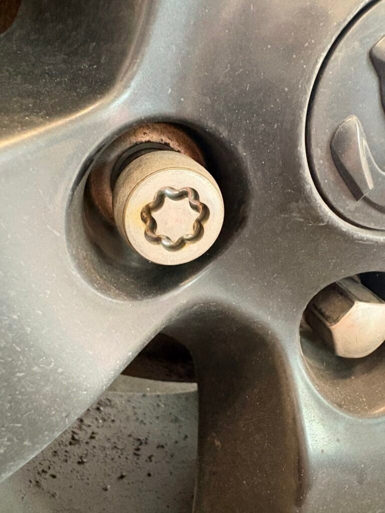 Dodge Ram wheel locking nut key replacement